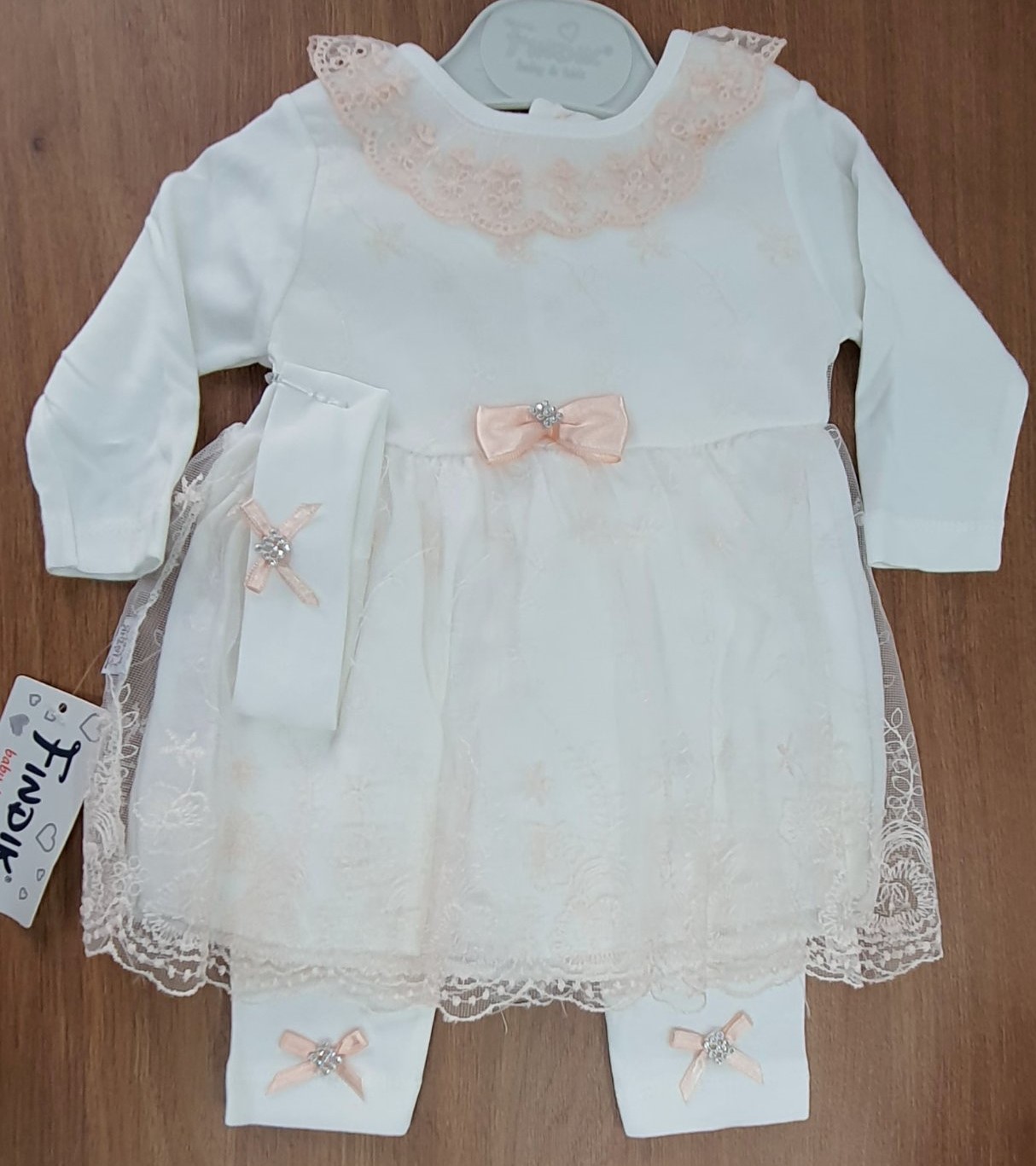 set nounăscut rochiță, pantalonași bandiță
